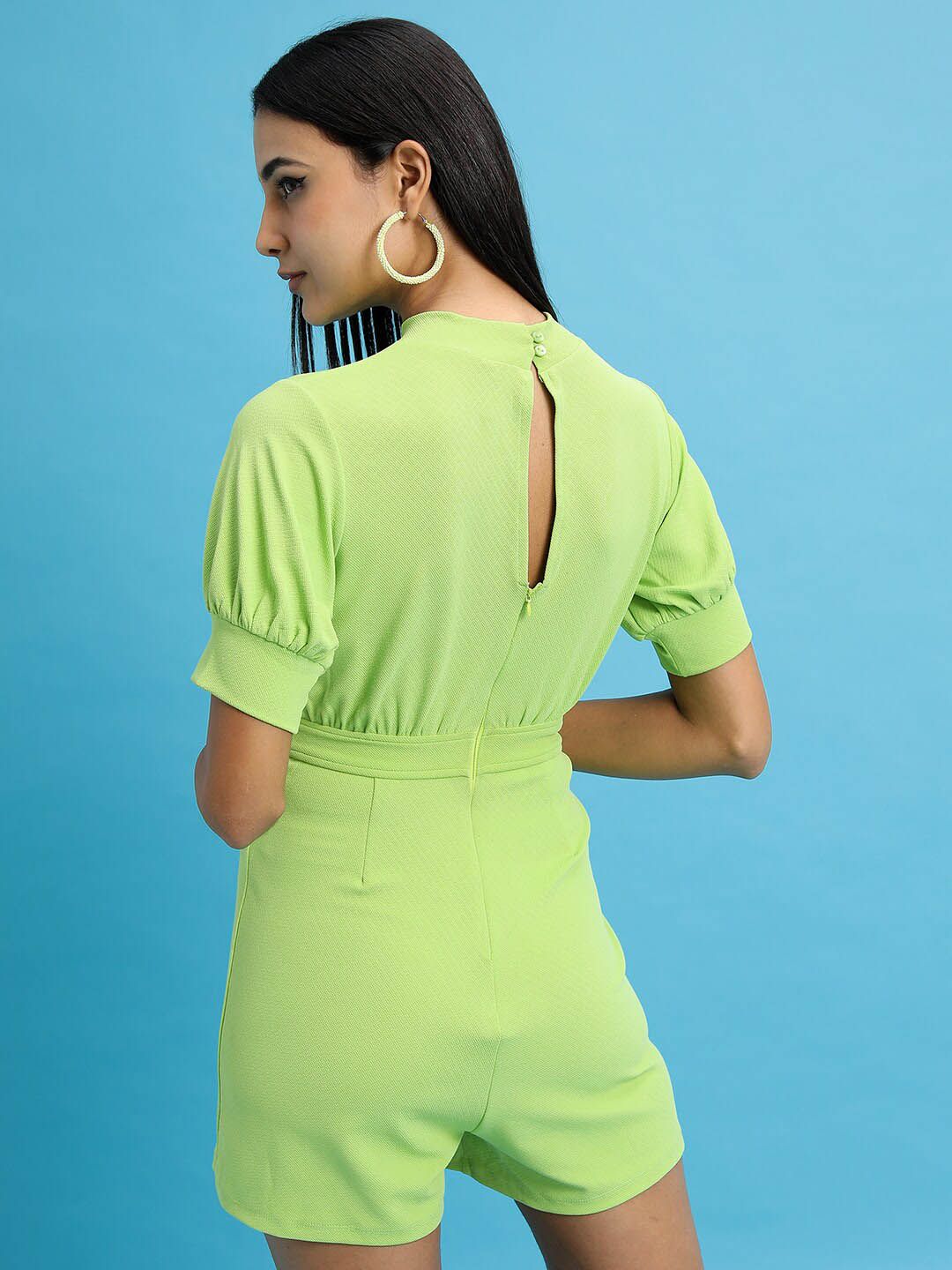 Tokyo Talkies Puff Sleeve Playsuit
