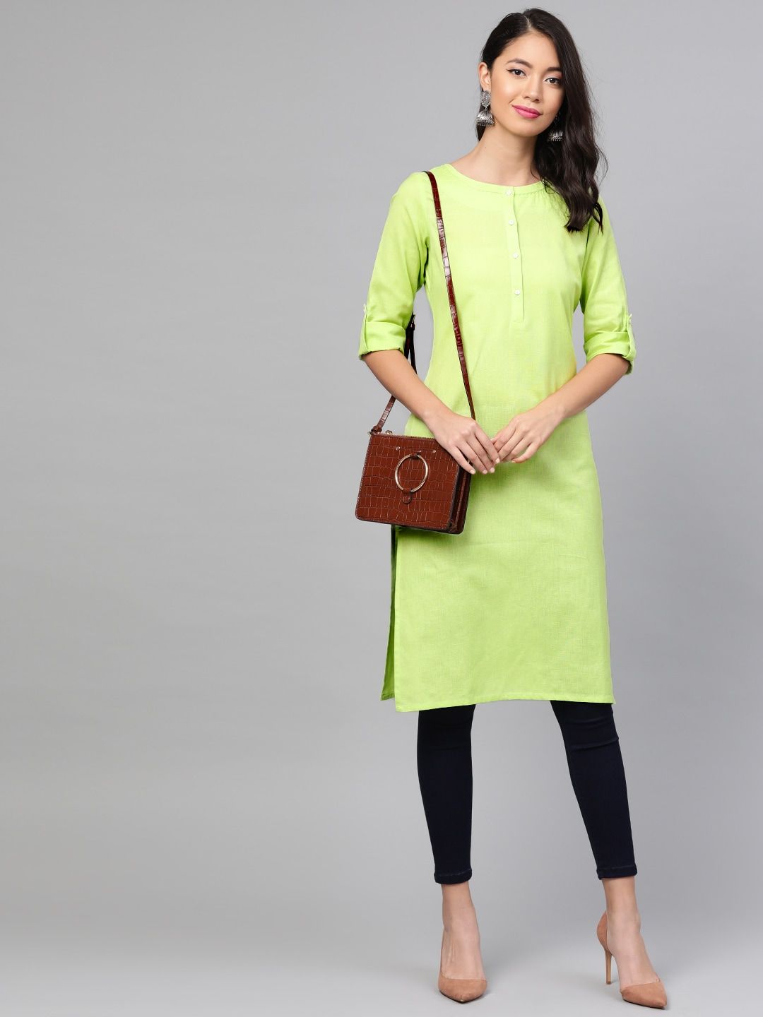 W Women Straight Cotton Kurta