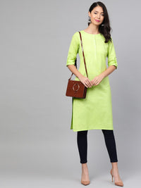 W Women Straight Cotton Kurta