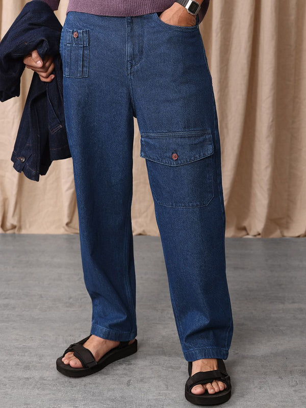 Mr Bowerbird Men Jeans Besar Kapas Pure