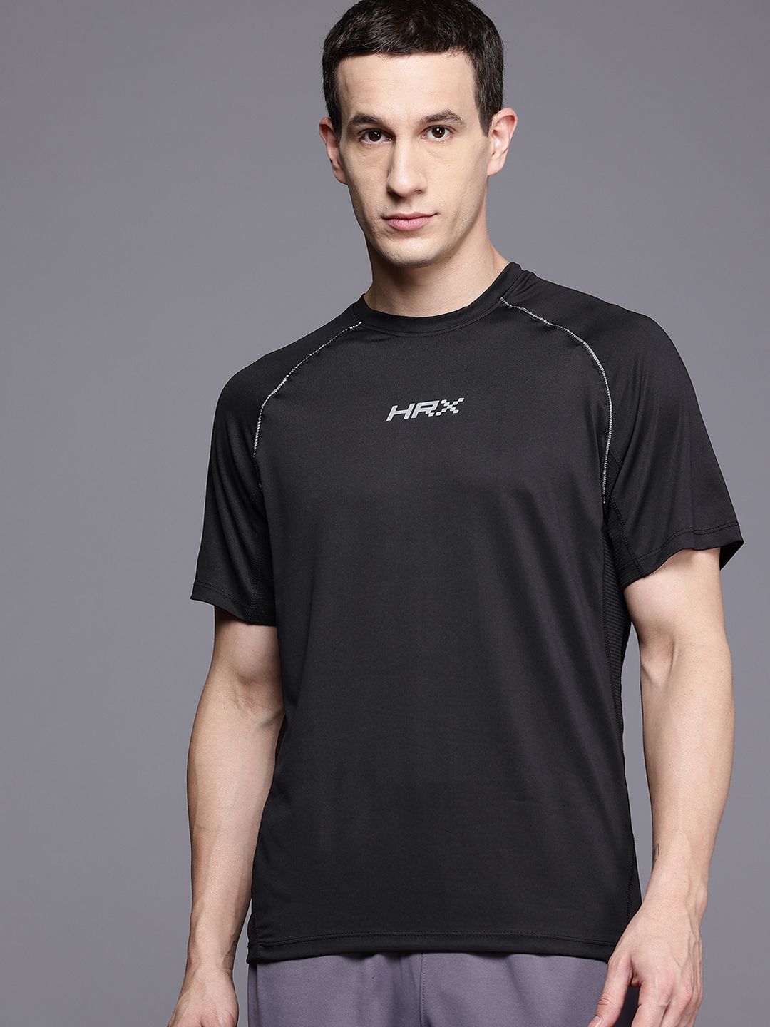 HRX by Hrithik Roshan Printed Rapid-Dry Running T-shirt