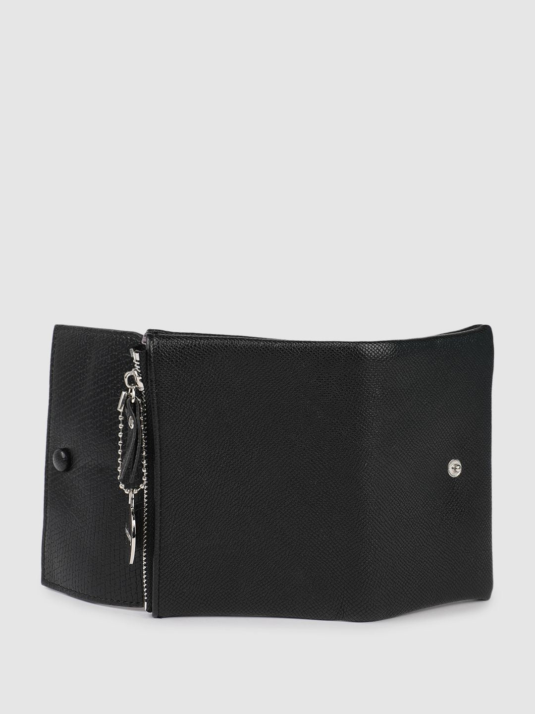 DressBerry Women Animal Textured Three Fold Wallet