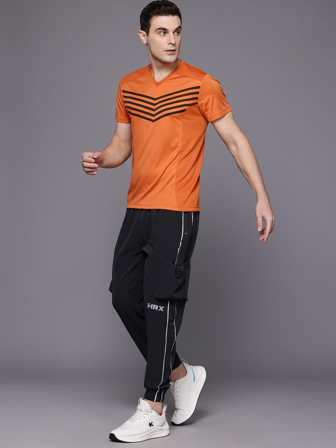 HRX by Hrithik Roshan Printed Rapid-Dry Training T-shirt