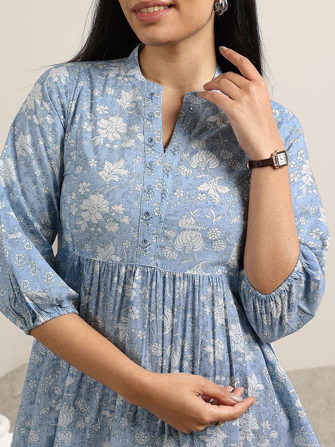 Libas Woven Design Kurti