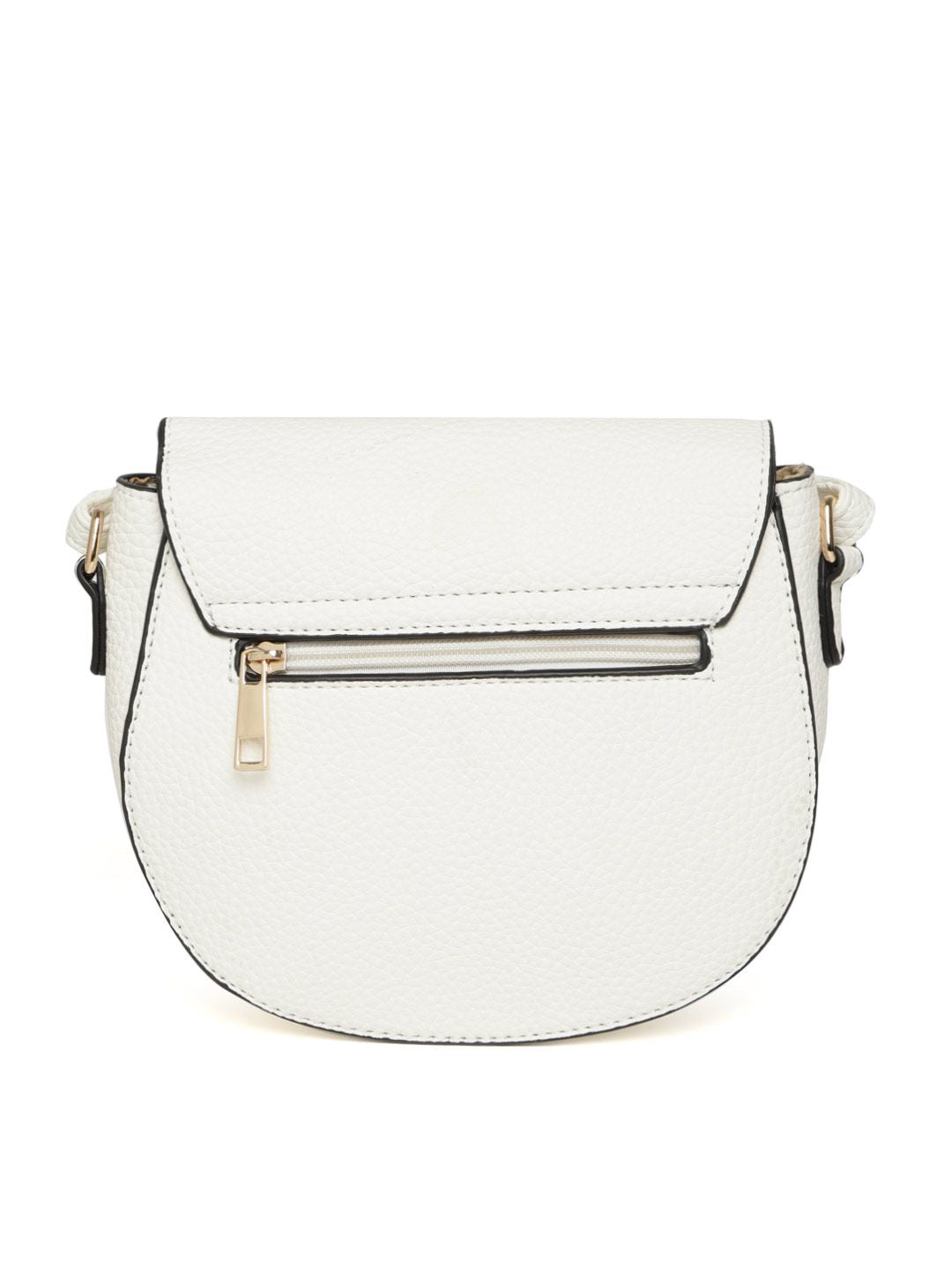 DressBerry White Solid Sling Bag