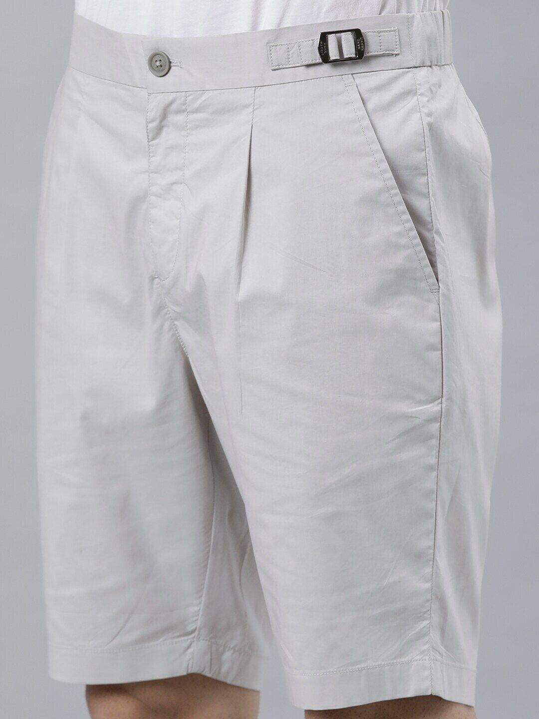 RARE RABBIT Men Osaka Slim Fit Mid-Rise Cotton Shorts