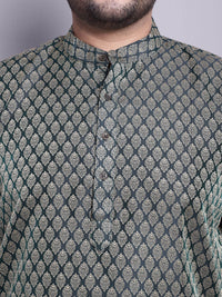 SOJANYA PLUS Woven Design Kurta & Pyjamas With Nehrujacket