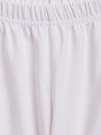 Vastramay Girls Bulat Leher Bulat Chikankari Kurta Kapas Pure dengan Legging