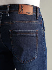 Thomas Scott Men Original Slim Fit Mid-Rise Light Fade Stretchable Jeans