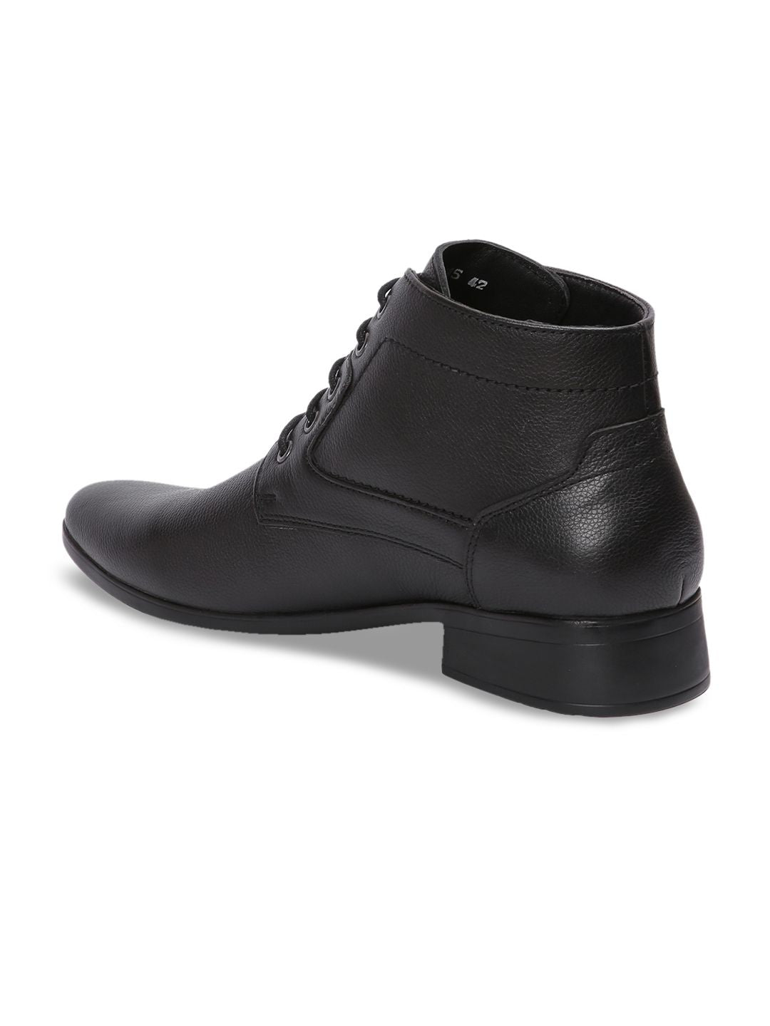 Red Chief Men Black Formal Leather Boots