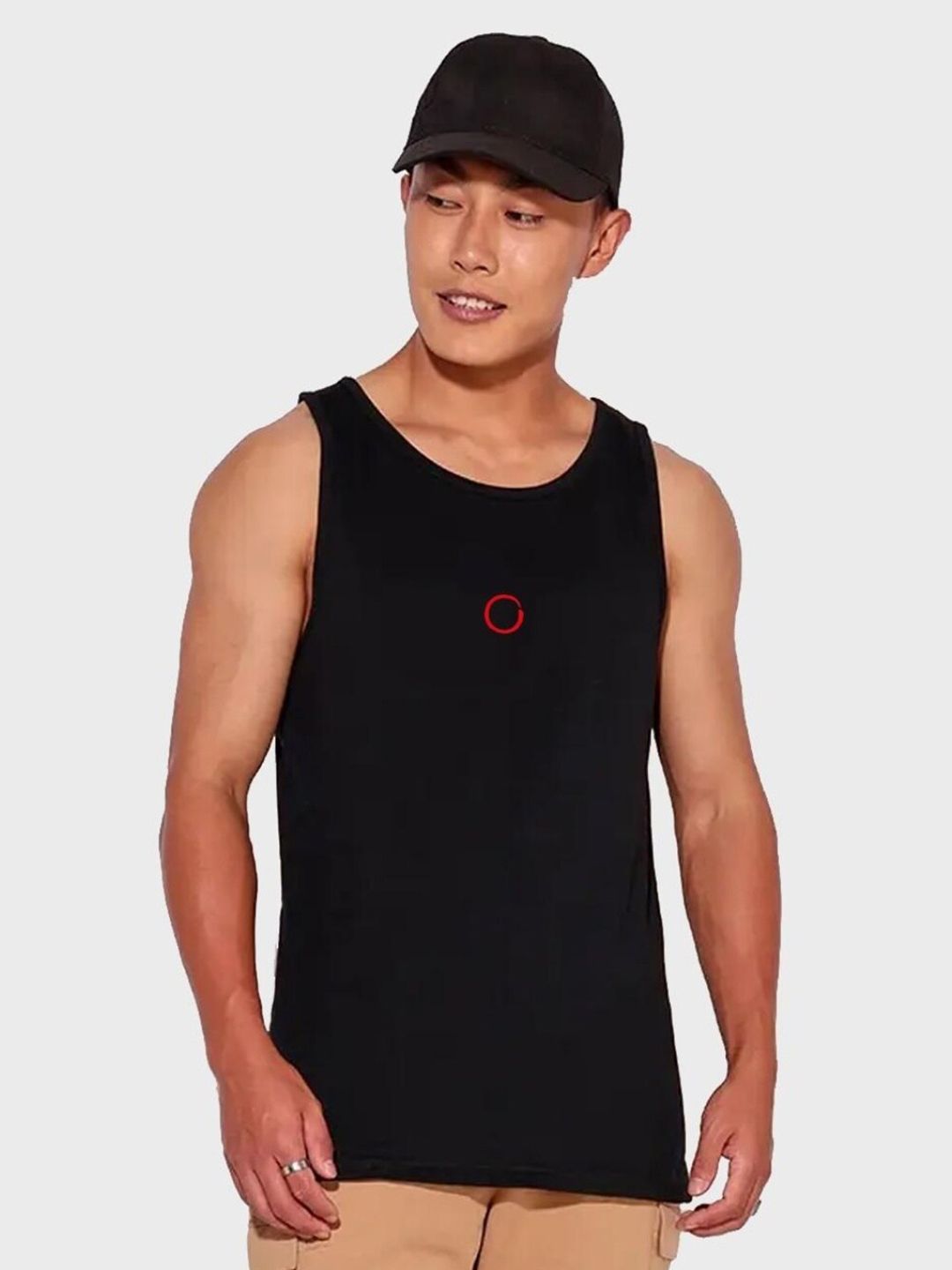 Bewakoof Graphic Printed Sleeveless Cotton T-shirt