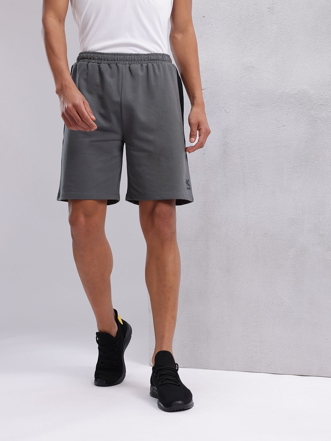 HRX by Hrithik Roshan Men Stripe Detail Lifestyle Shorts