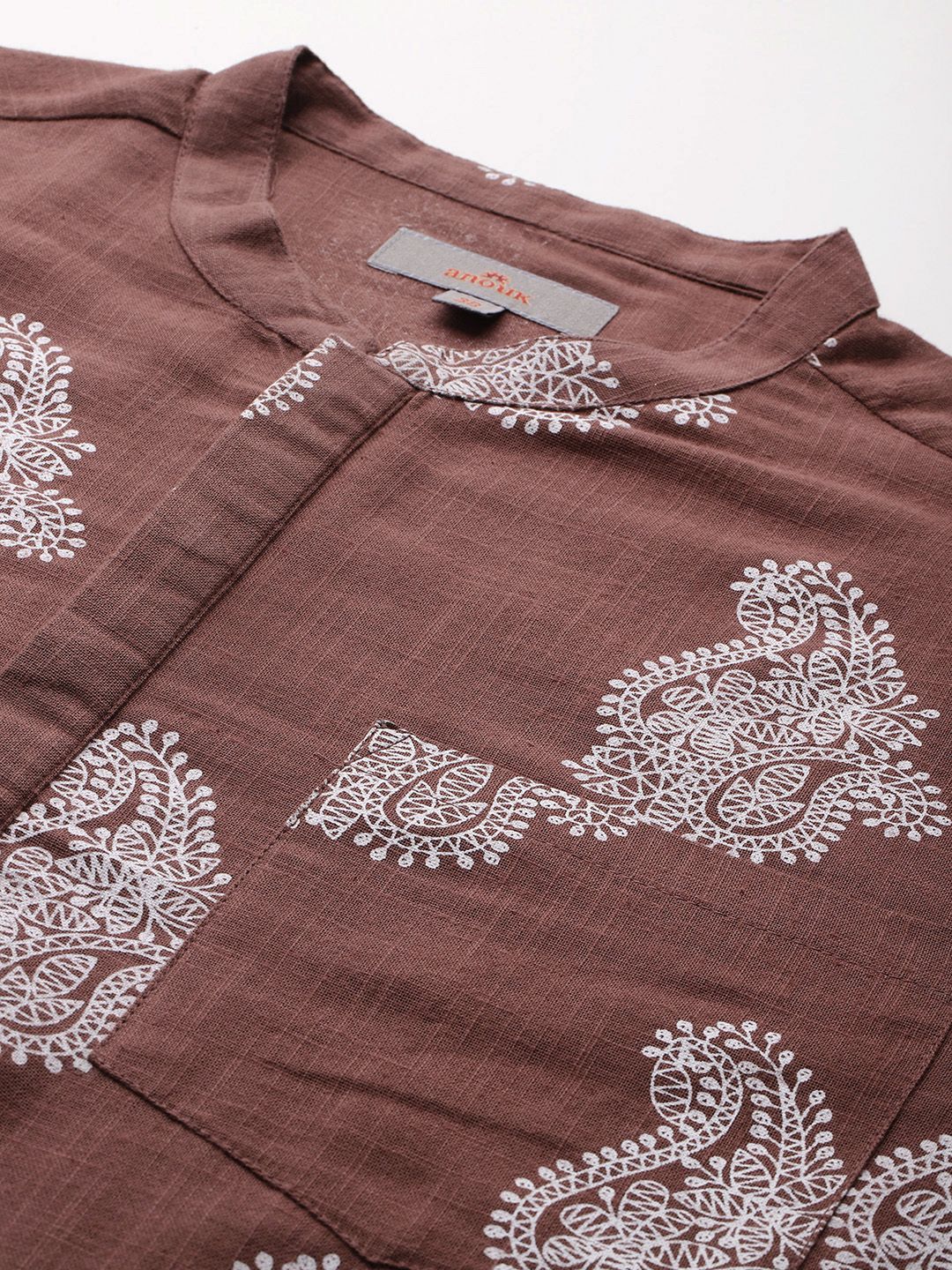 Anouk Paisley Print Pure Cotton Kurta