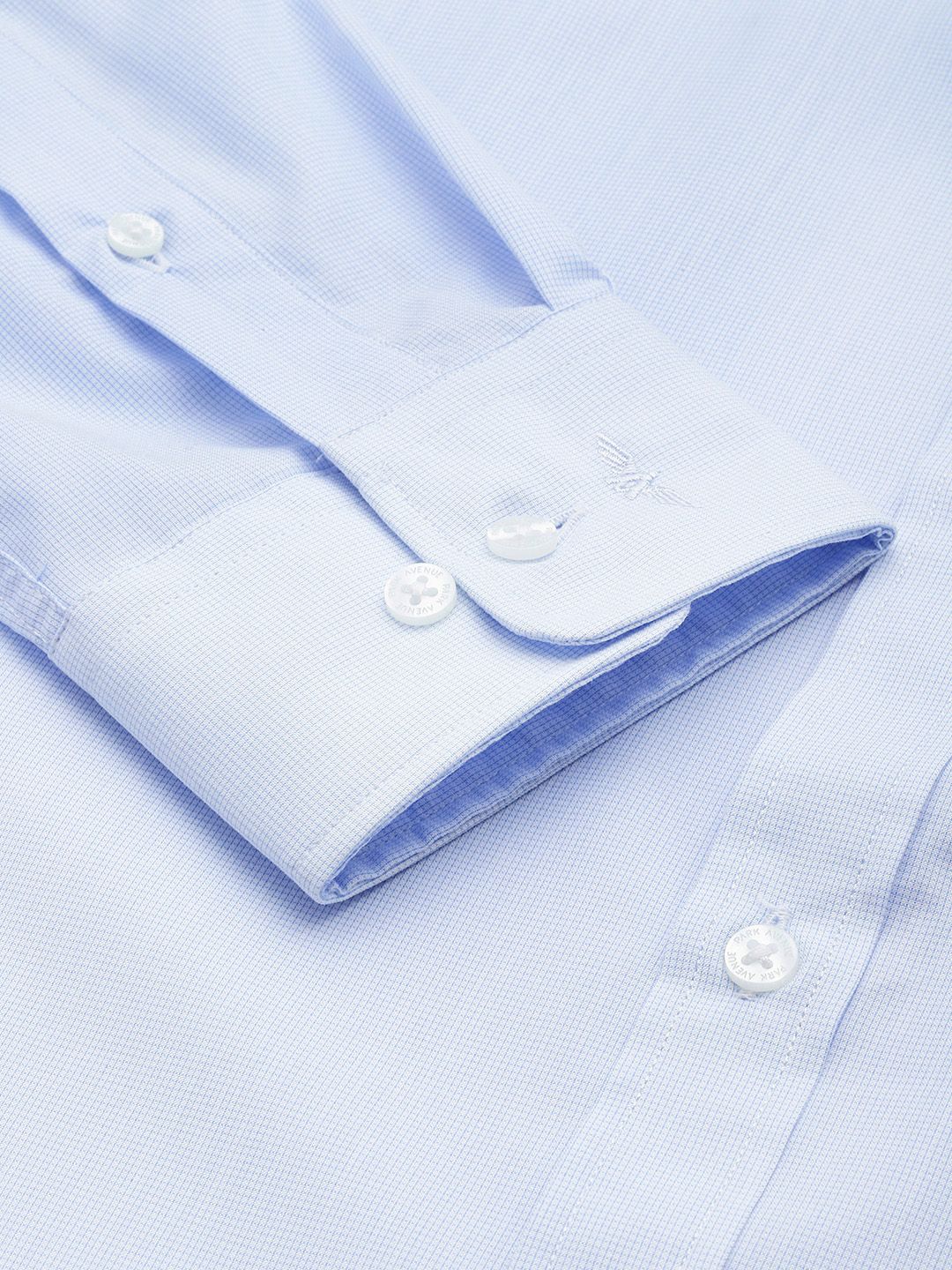 Park Avenue Self-Design Slim Fit Formal Shirt