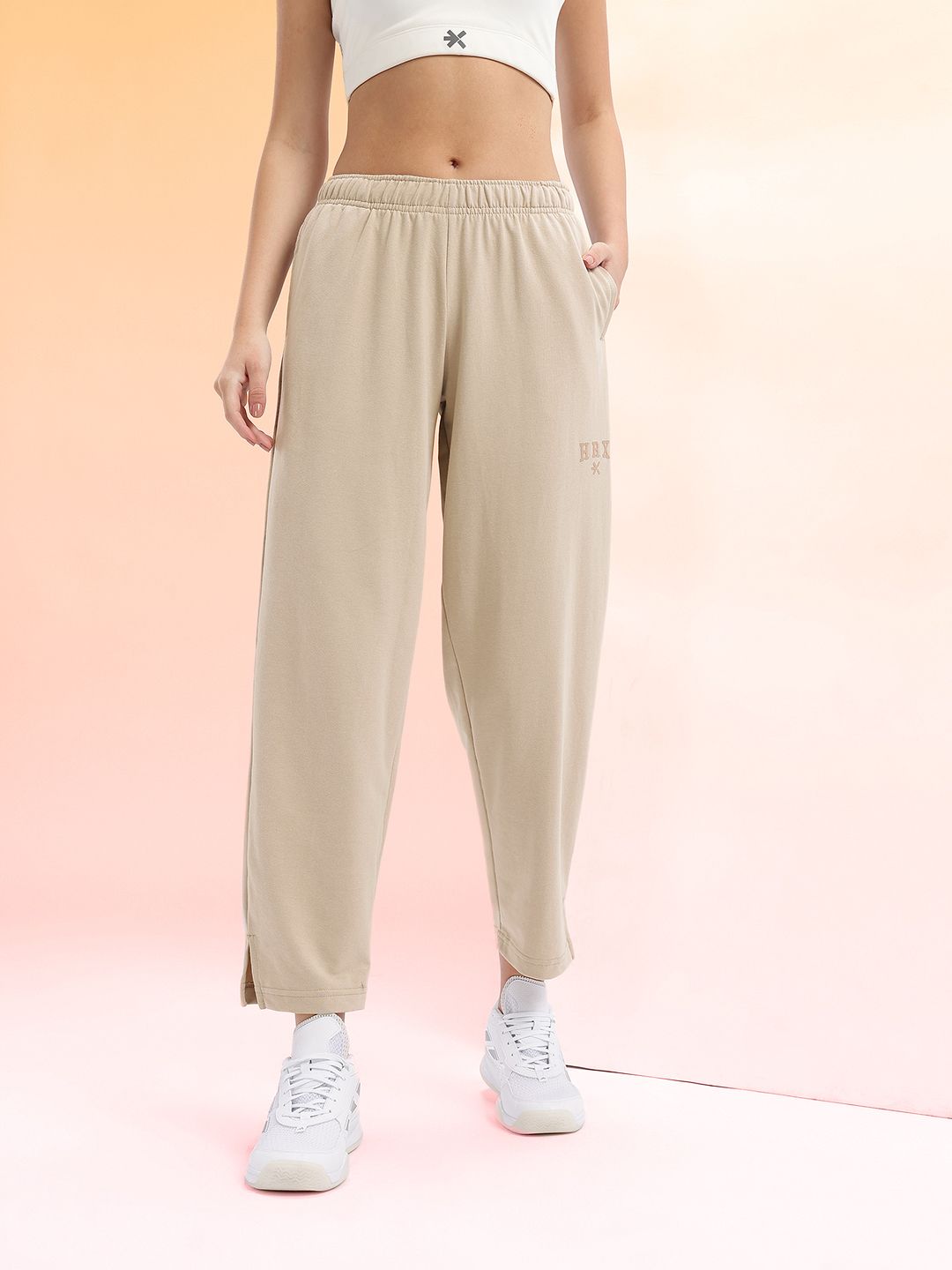 HRX by Hrithik Roshan Women Cropped Training Track Pants