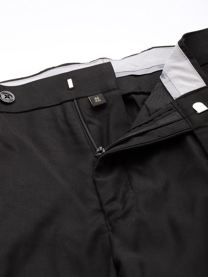 Park Avenue Self Design Single Breasted Super Slim Fit 2-Peice Party Suit