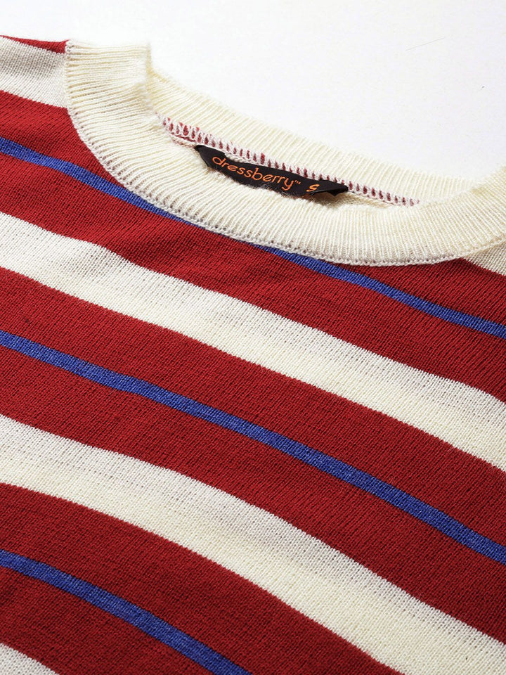 DressBerry Striped Sweaters