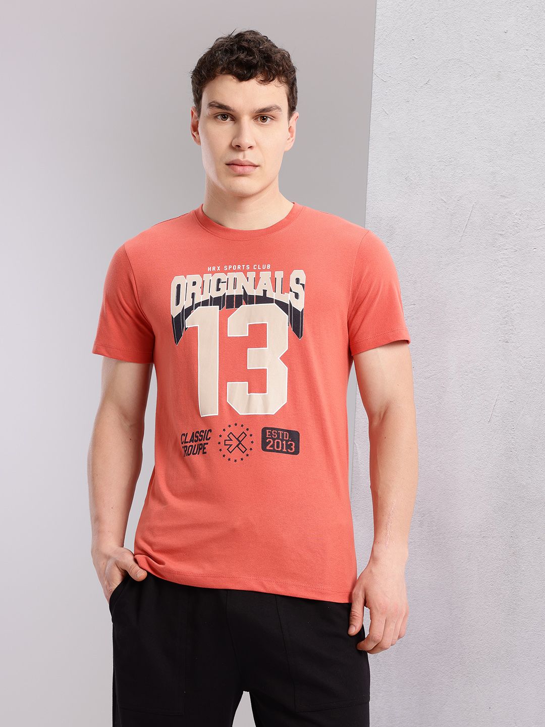 HRX by Hrithik Roshan Men Typography Printed T-shirt