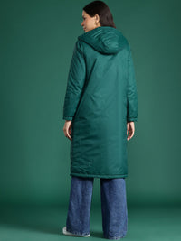 DressBerry Hooded Longline Padded Jacket