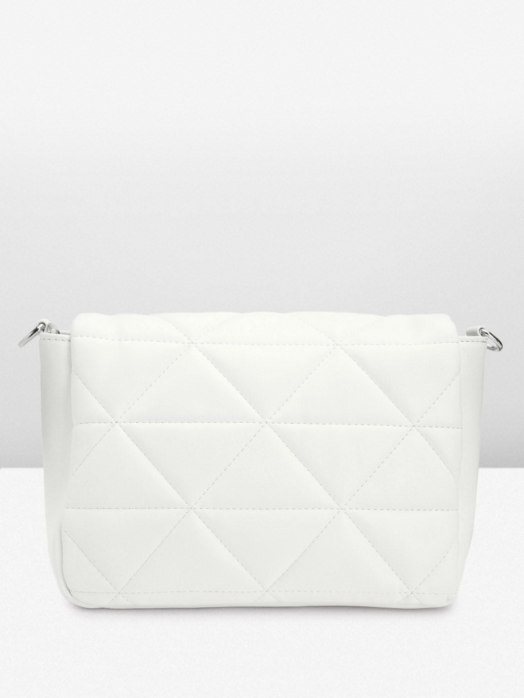 Lino Perros Structured Sling Bag with Quilted Detail