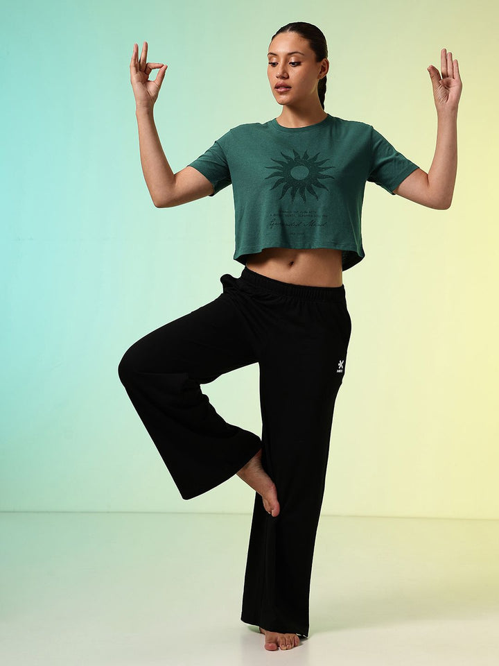 HRX by Hrithik Roshan Graphic Printed Yoga T-shirt