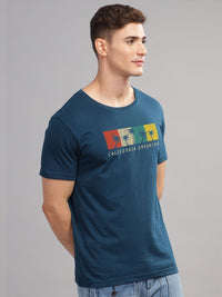 ADRO Men Printed Cotton T-shirt
