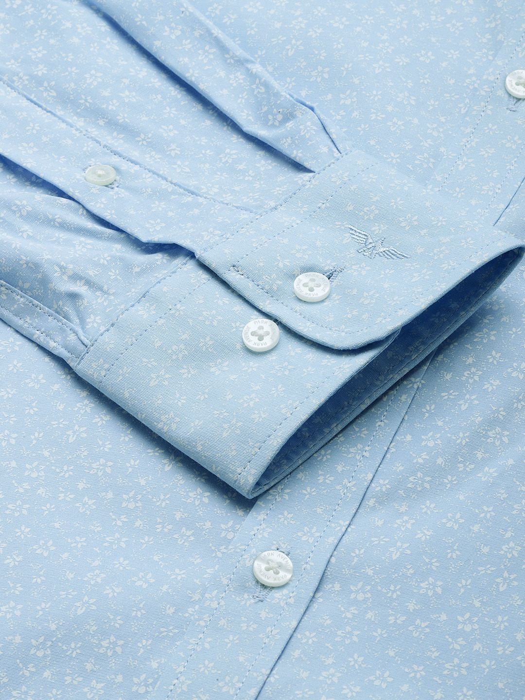 Park Avenue Slim Fit Floral Printed Formal Shirt