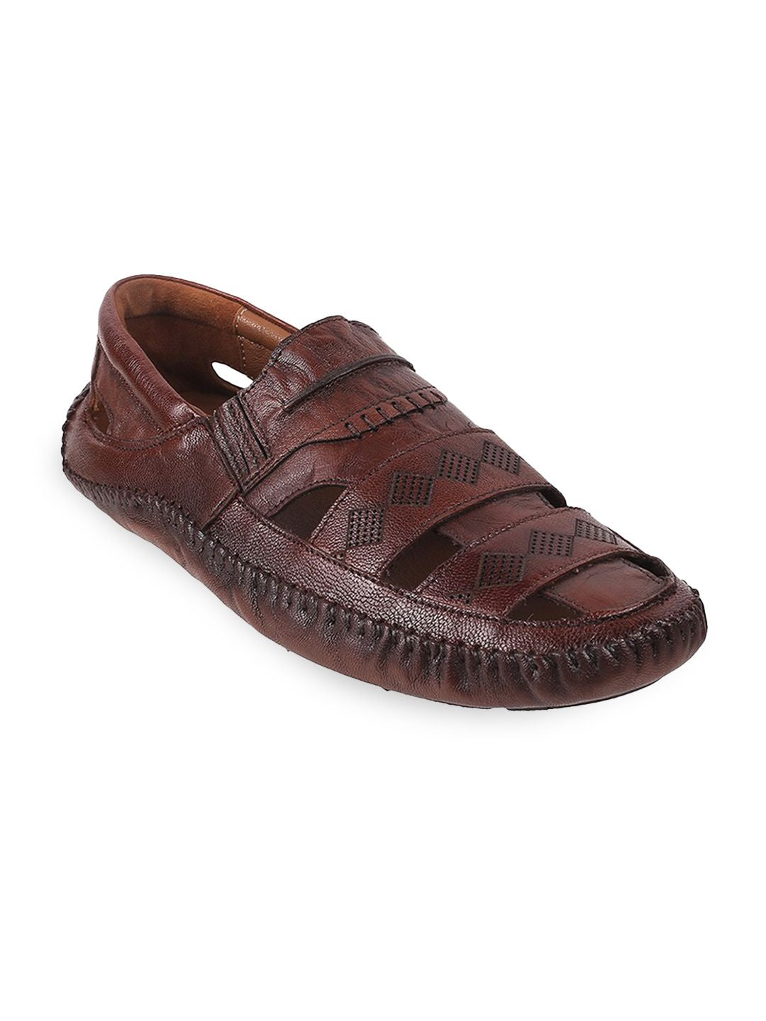 Mochi Men Leather Fisherman Sandals