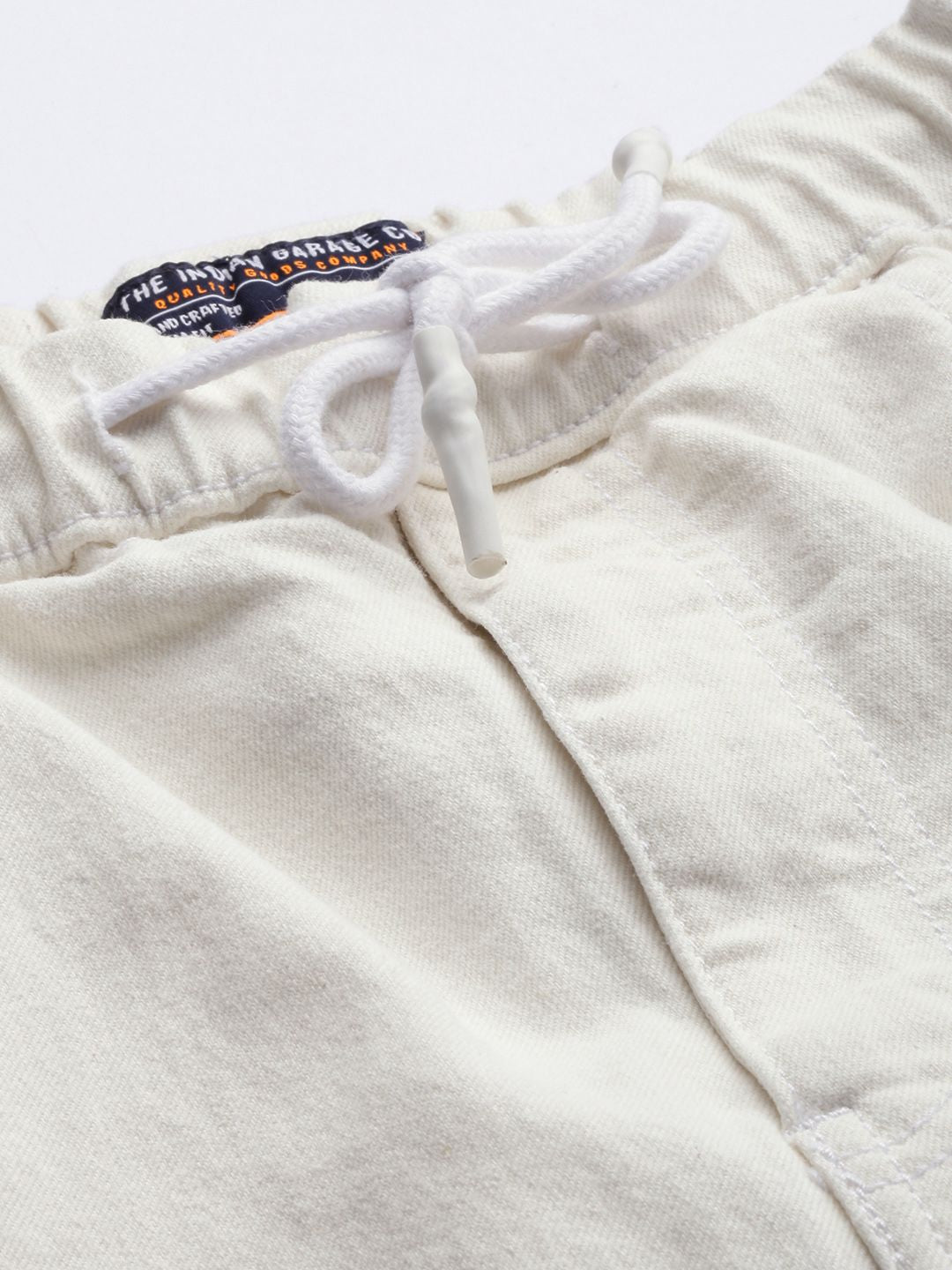 The Indian Garage Co Men White Slim Fit Jeans