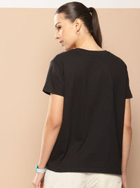 Difference of Opinion Printed Pure Cotton Boxy T-shirt