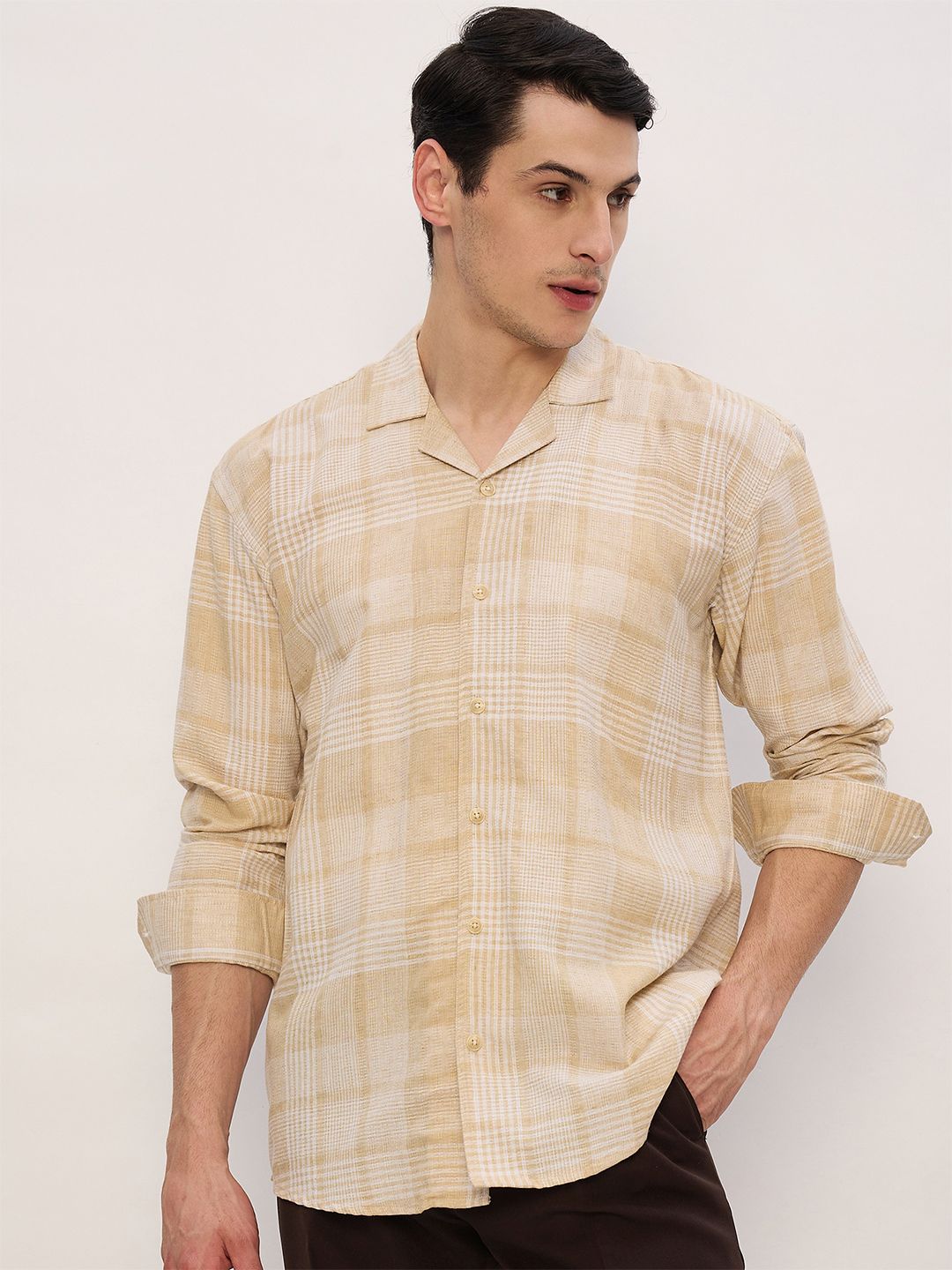 Oversized Checkered Shirt