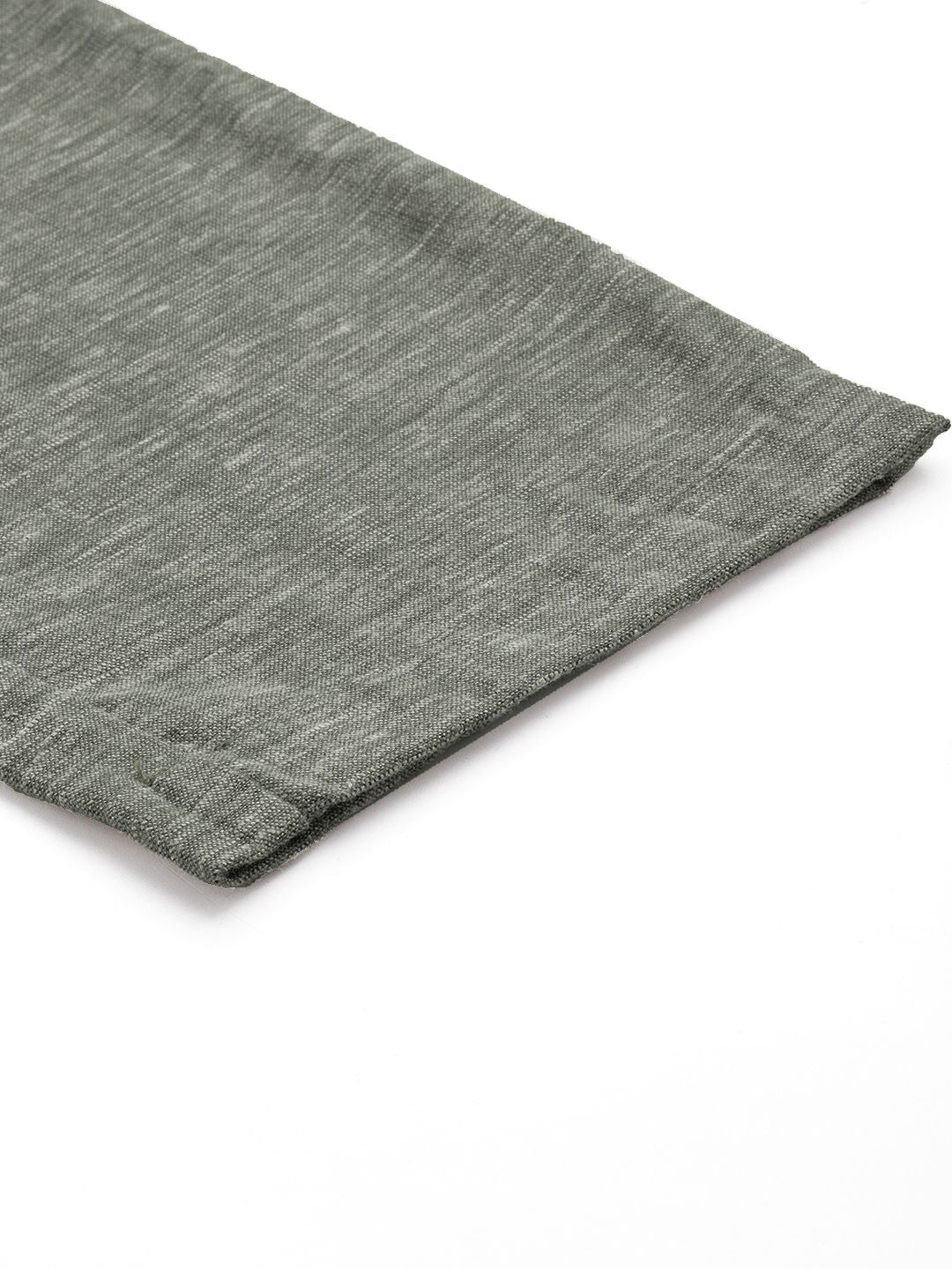 The Indian Garage Co Men Textured Slim Fit Chinos Trousers