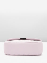 Lino Perros Structured Sling Bag with Quilted Detail