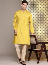House of Pataudi Jashn Striped Kurta