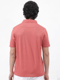 RARE RABBIT Men Brillio Regular Fit Polo Collar T-Shirt