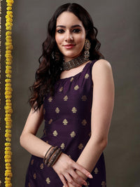 KALINI Ethnic Motifs Woven Design Kurta With Salwar & Dupatta