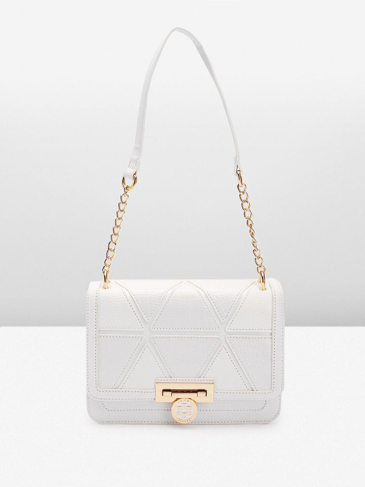 Lino Perros Textured Structured Shoulder Bag