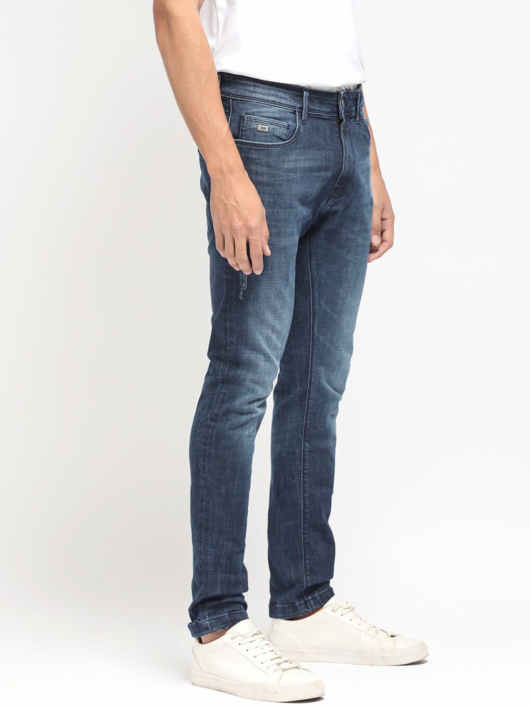 RARE RABBIT Men Reims Slim Fit Cotton Jeans