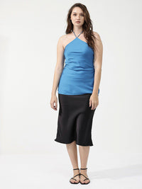 RAREISM Halter Neck Styled Back Top