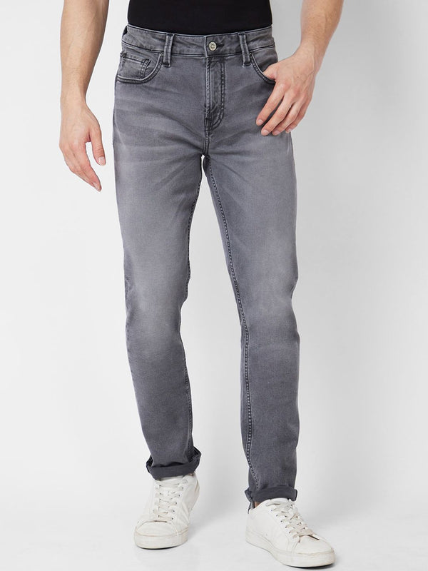 SPYKAR Men Mid-Rise Clean Look  Heavy Fade Stretchable Jeans
