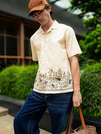 Eszett Men Classic Floral Printed Casual Shirt