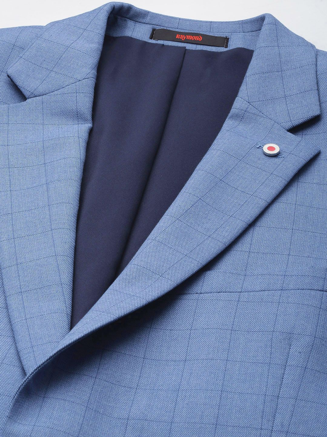 Raymond Single Breasted Checked 2-Peice Formal Suit