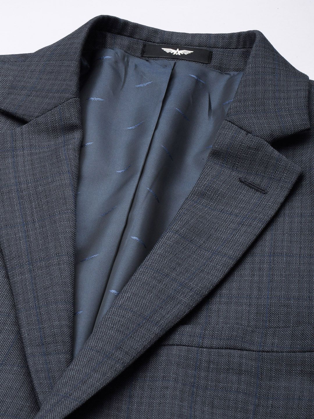 Park Avenue Checked Single Breasted Super Slim Fit 2 Piece Formal Suits