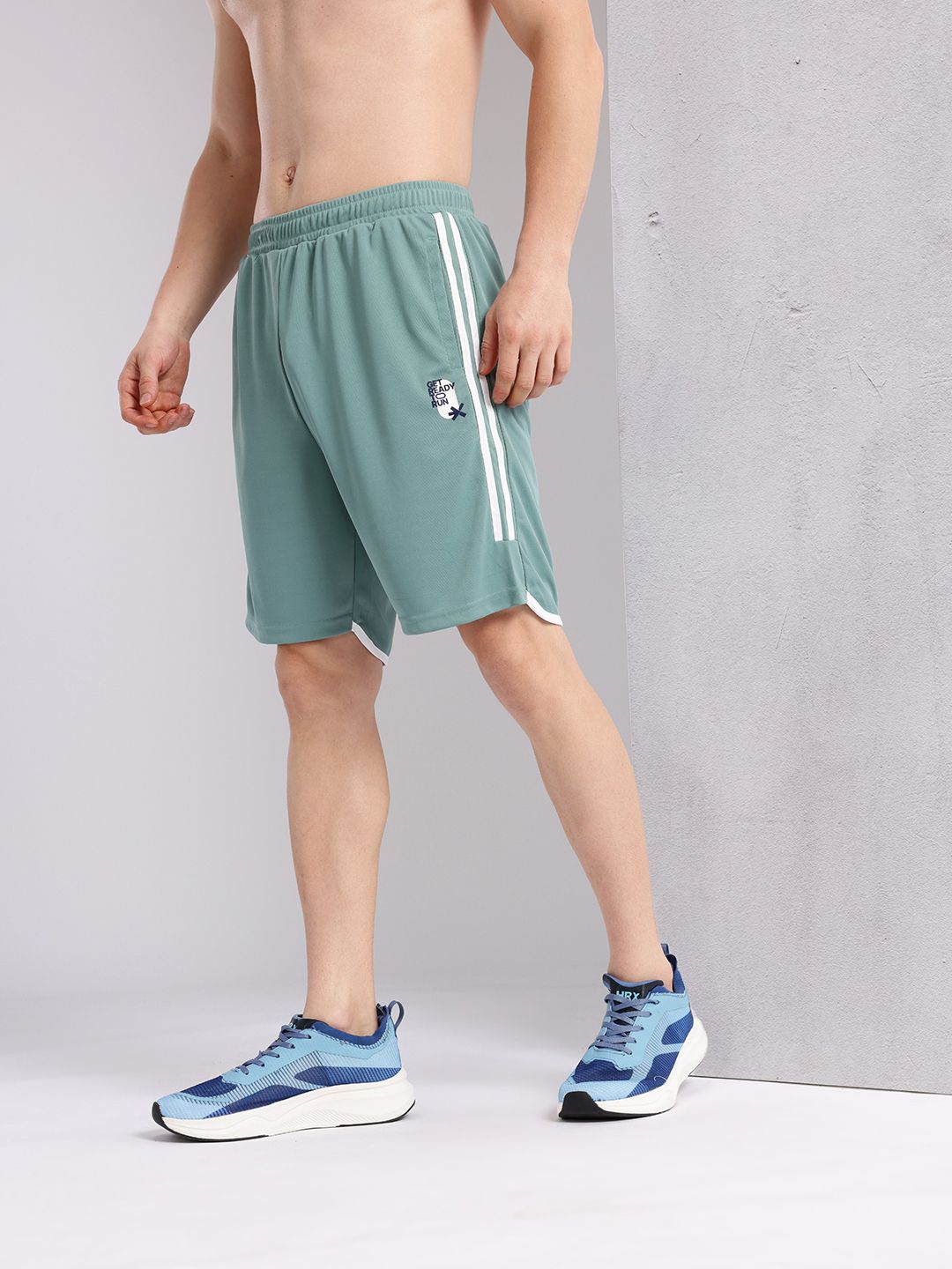 HRX by Hrithik Roshan Men Striped Running Shorts