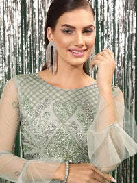 STREET 9 Embellished Net Mini Sheath Dress