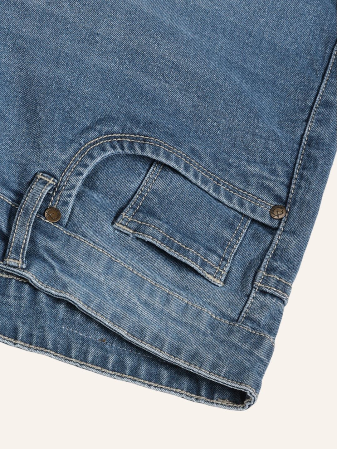 Thomas Scott Men Smart Relaxed Fit Light Fade Stretchable Jeans