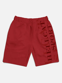 HELLCAT Boys Navy Blue Sports Shorts