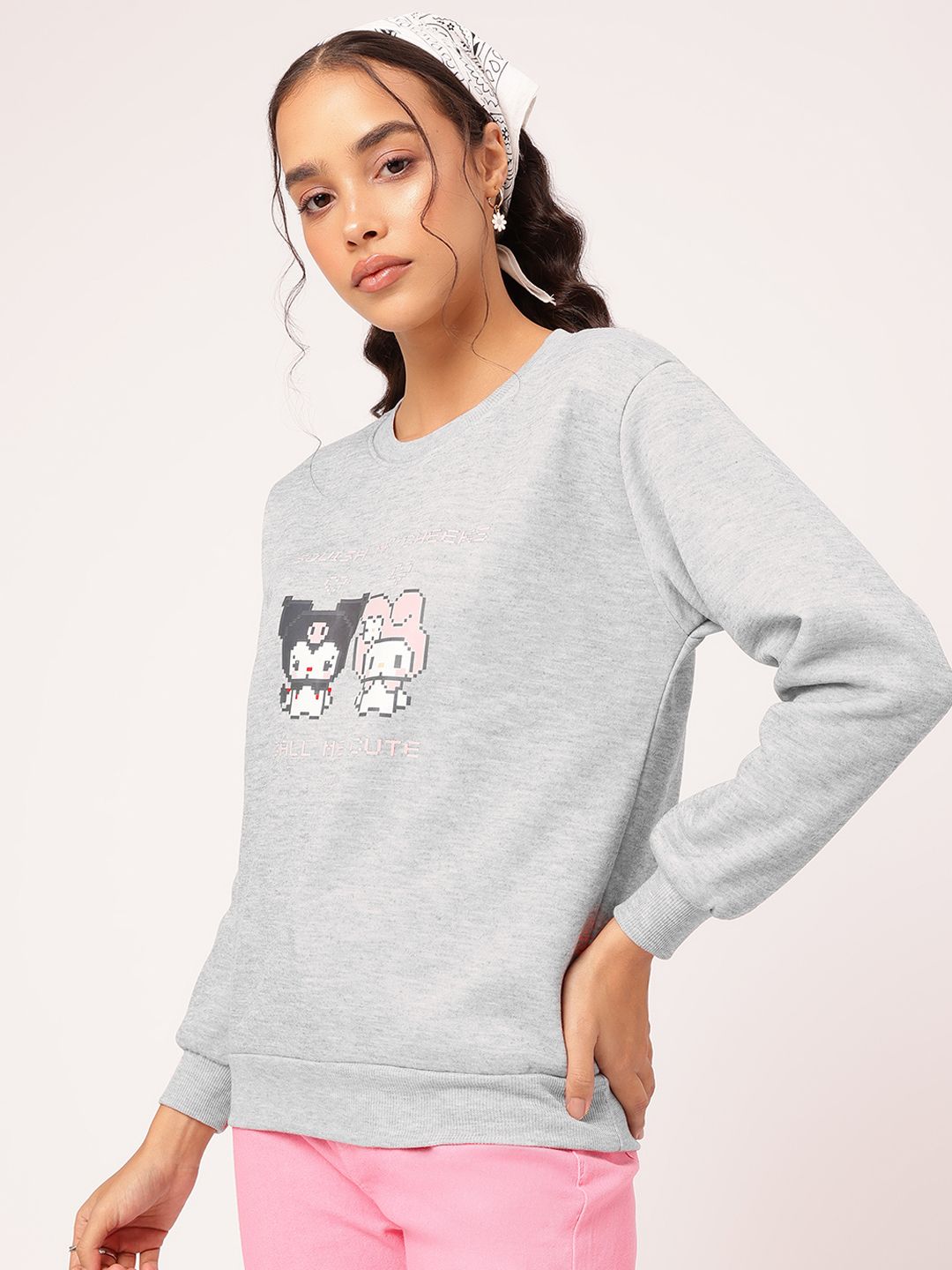 DressBerry Cozy Comfort Graphic Sweatshirt