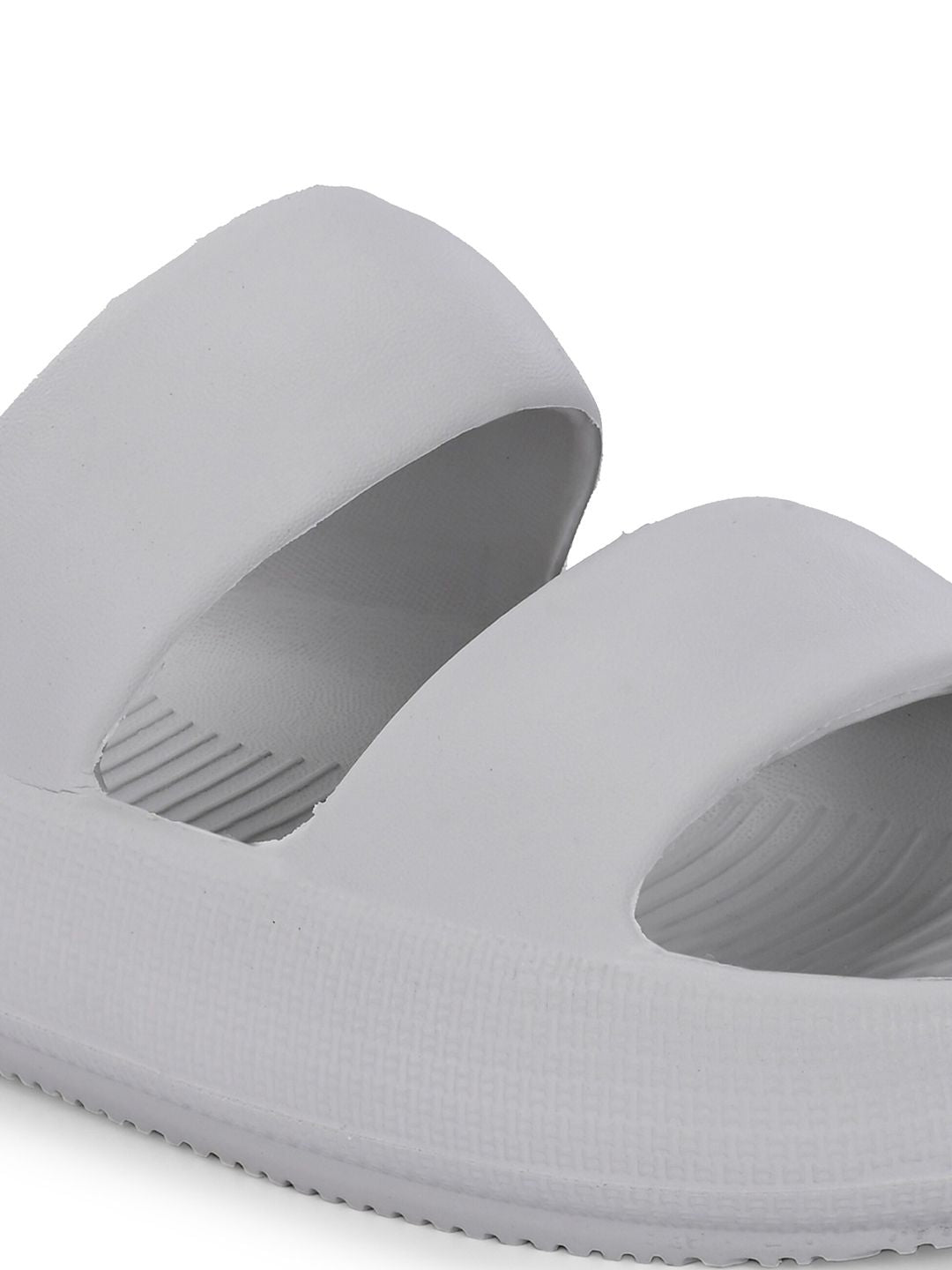 HRX by Hrithik Roshan Men Grey Rubber Sliders