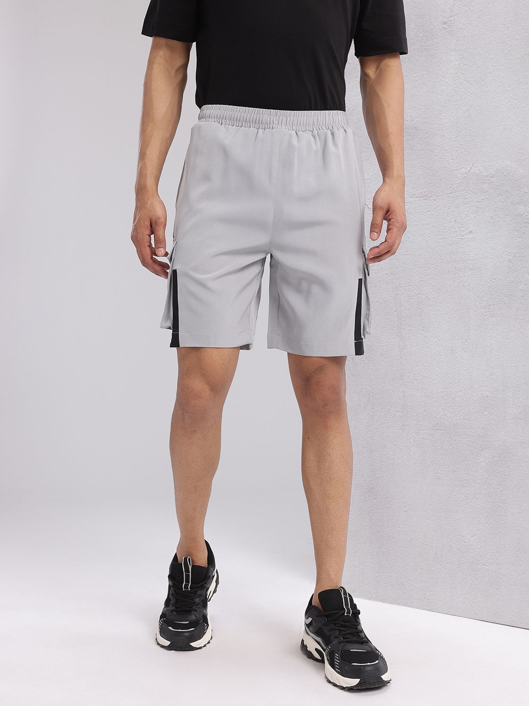 HRX by Hrithik Roshan Men Mid-Rise Cargo-Style Lifestyle Shorts